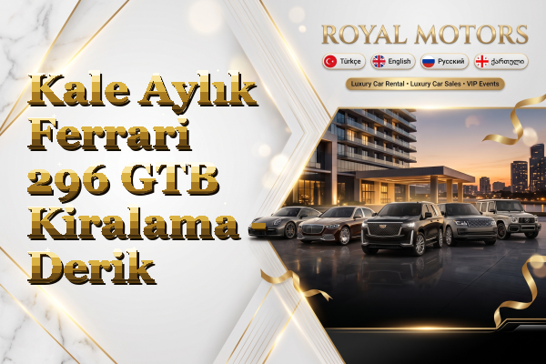 Kale Aylık Ferrari 296 GTB Kiralama - Derik