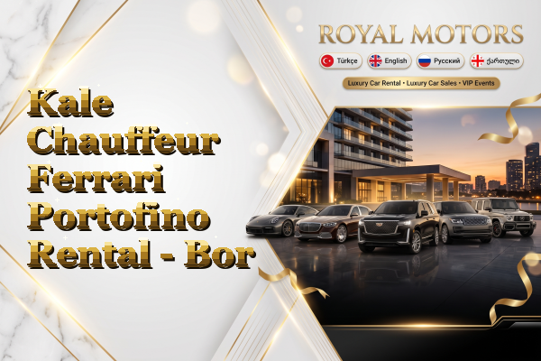 Kale Chauffeur Ferrari Portofino Rental - Bor