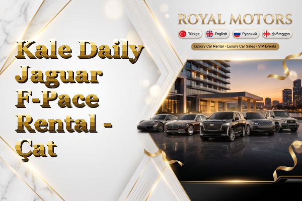 Kale Daily Jaguar F-Pace Rental - Çat