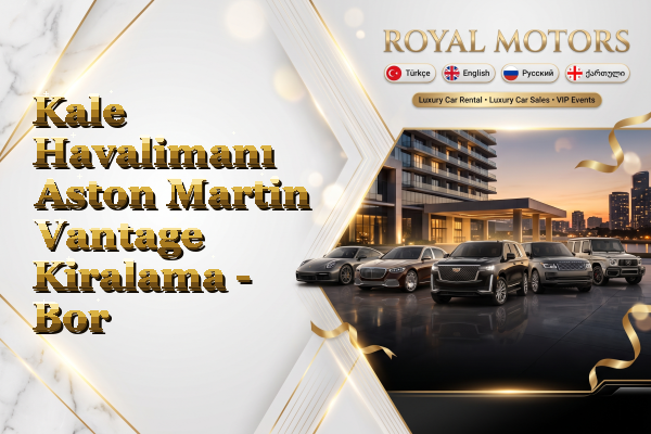 Kale Havalimanı Aston Martin Vantage Kiralama - Bor
