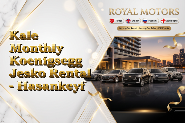 Kale Monthly Koenigsegg Jesko Rental - Hasankeyf