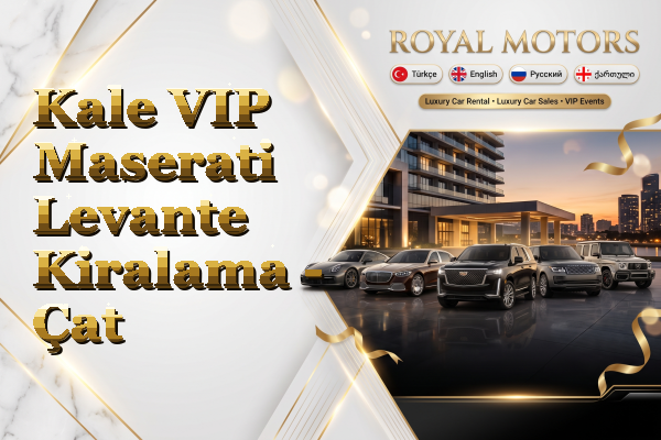 Kale VIP Maserati Levante Kiralama - Çat