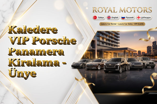 Kaledere VIP Porsche Panamera Kiralama - Ünye