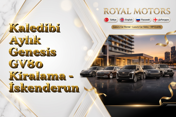 Kaledibi Aylık Genesis GV80 Kiralama - İskenderun