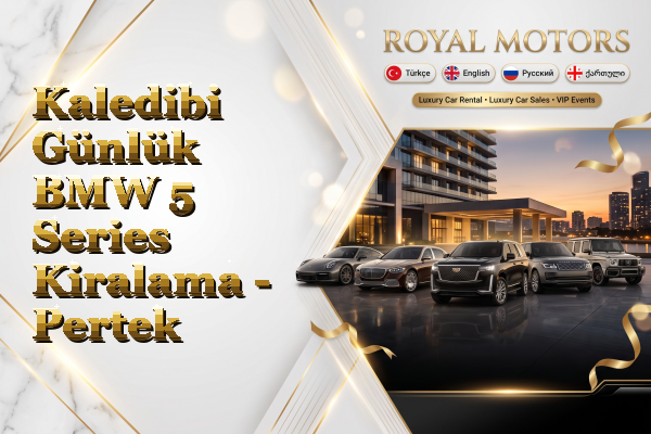 Kaledibi Günlük BMW 5 Series Kiralama - Pertek
