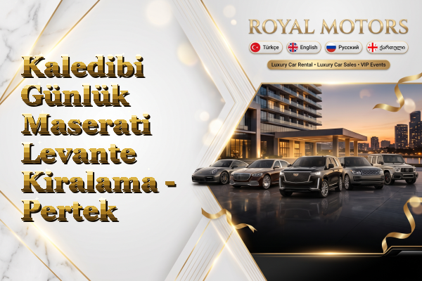 Kaledibi Günlük Maserati Levante Kiralama - Pertek