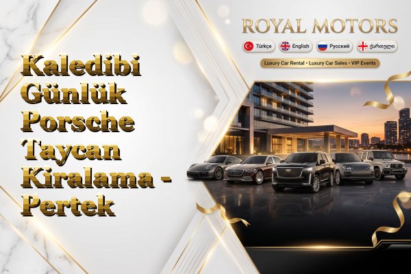 Kaledibi Günlük Porsche Taycan Kiralama - Pertek