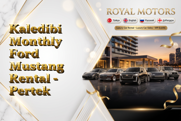 Kaledibi Monthly Ford Mustang Rental - Pertek