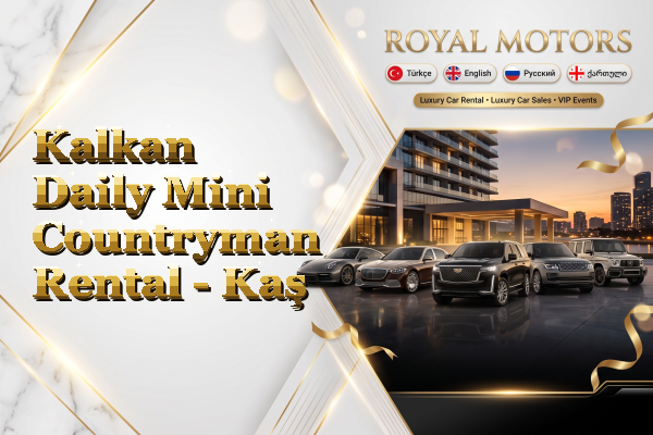 Kalkan Daily Mini Countryman Rental - Kaş