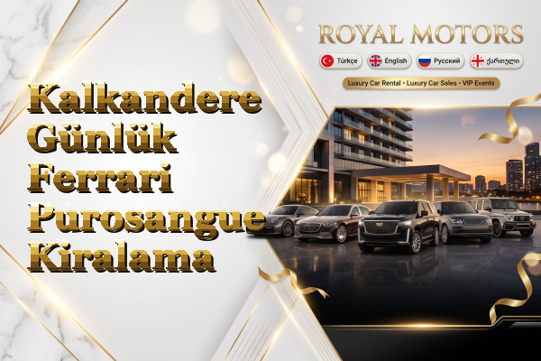 Kalkandere Günlük Ferrari Purosangue Kiralama