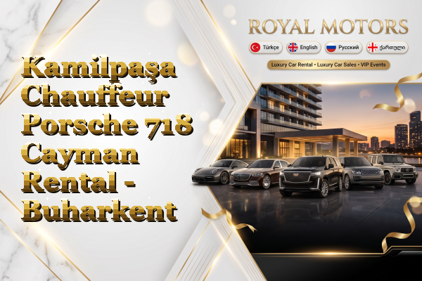 Kamilpaşa Chauffeur Porsche 718 Cayman Rental - Buharkent