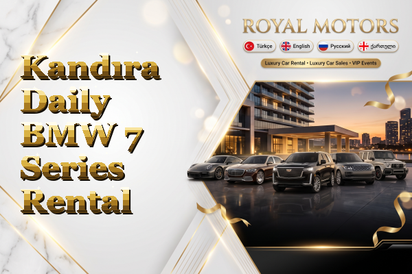 Kandıra Daily BMW 7 Series Rental