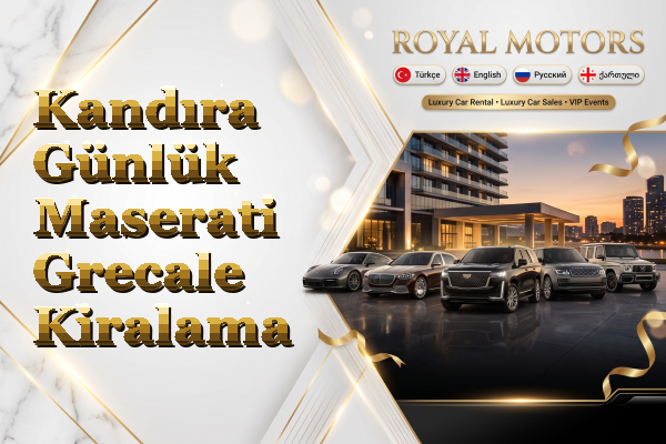 Kandıra Günlük Maserati Grecale Kiralama