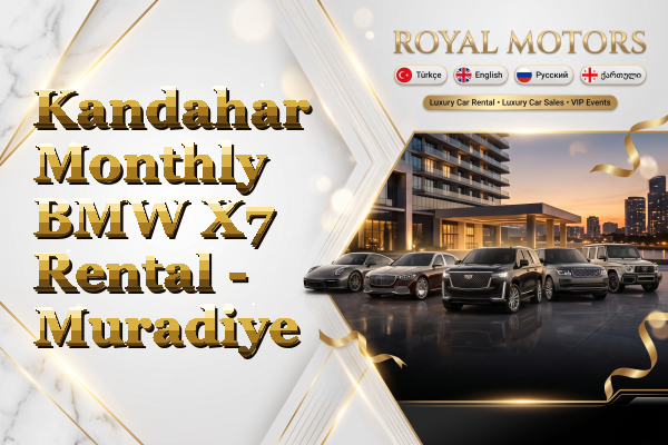 Kandahar Monthly BMW X7 Rental - Muradiye