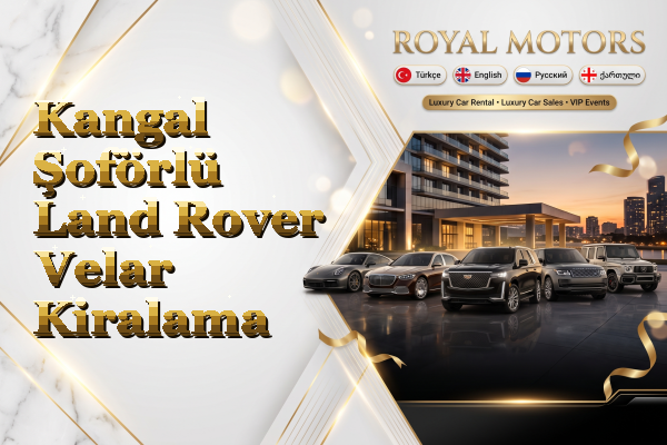 Kangal Şoförlü Land Rover Velar Kiralama