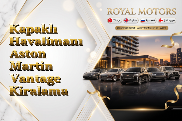Kapaklı Havalimanı Aston Martin Vantage Kiralama