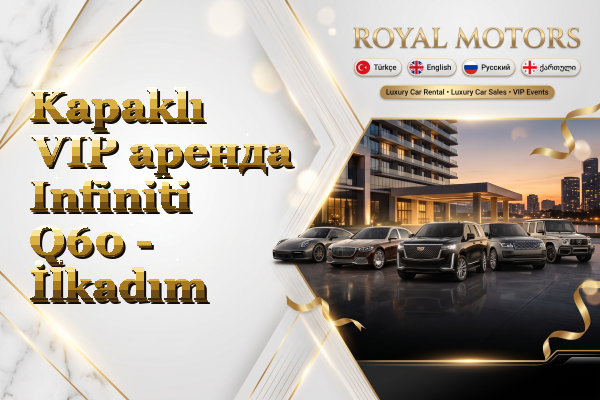 Kapaklı VIP аренда Infiniti Q60 - İlkadım