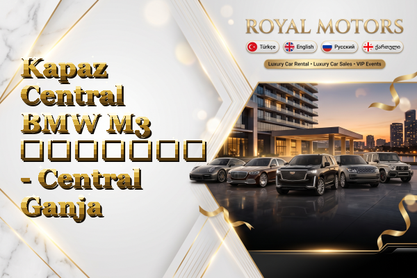 Kapaz Central BMW M3 გაყიდვა - Central Ganja