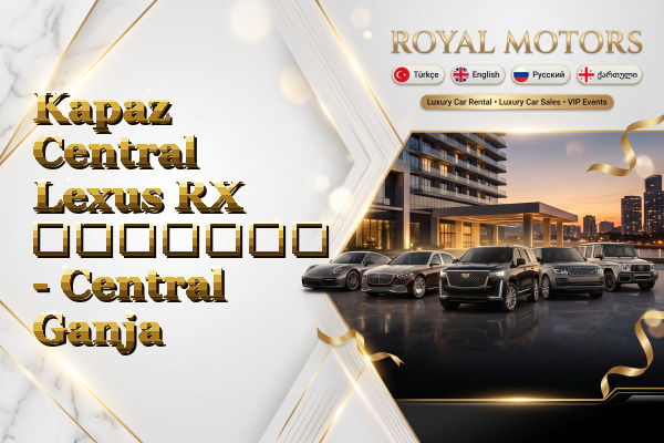 Kapaz Central Lexus RX გაყიდვა - Central Ganja
