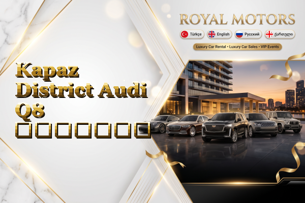 Kapaz District Audi Q8 გაყიდვა