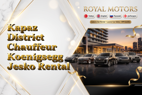 Kapaz District Chauffeur Koenigsegg Jesko Rental