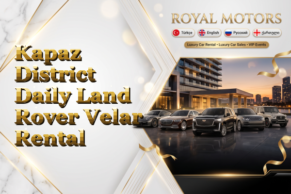 Kapaz District Daily Land Rover Velar Rental