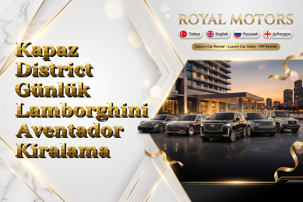 Kapaz District Günlük Lamborghini Aventador Kiralama