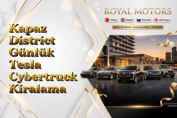 Kapaz District Günlük Tesla Cybertruck Kiralama