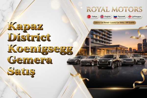 Kapaz District Koenigsegg Gemera Satış