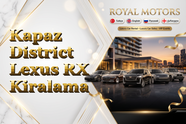Kapaz District Lexus RX Kiralama