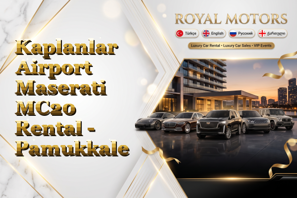 Kaplanlar Airport Maserati MC20 Rental - Pamukkale