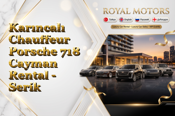 Karıncalı Chauffeur Porsche 718 Cayman Rental - Serik