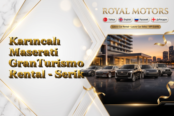 Karıncalı Maserati GranTurismo Rental - Serik