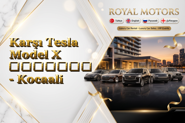 Karşı Tesla Model X გაყიდვა - Kocaali