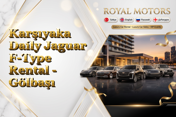 Karşıyaka Daily Jaguar F-Type Rental - Gölbaşı