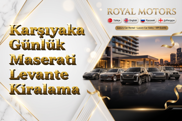 Karşıyaka Günlük Maserati Levante Kiralama