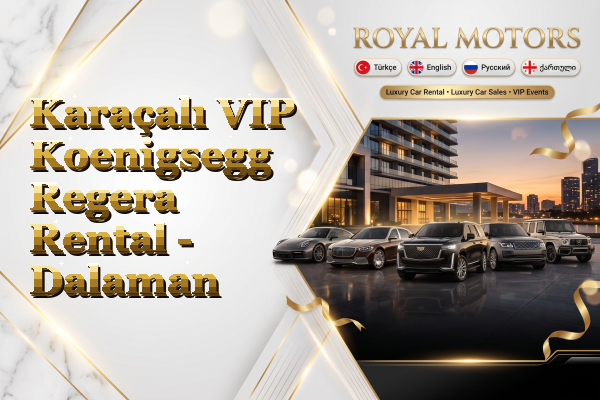 Karaçalı VIP Koenigsegg Regera Rental - Dalaman