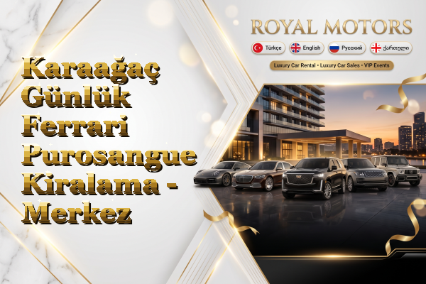Karaağaç Günlük Ferrari Purosangue Kiralama - Merkez