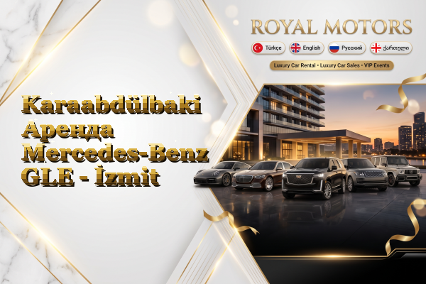 Karaabdülbaki Аренда Mercedes-Benz GLE - İzmit