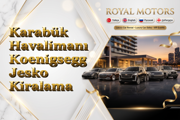 Karabük Havalimanı Koenigsegg Jesko Kiralama