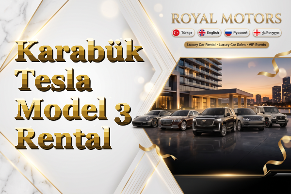 Karabük Tesla Model 3 Rental