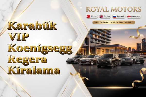 Karabük VIP Koenigsegg Regera Kiralama