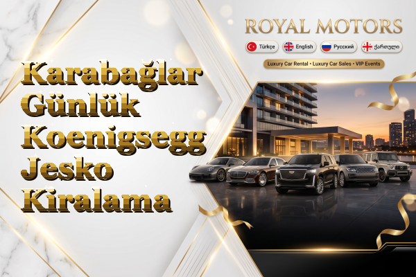 Karabağlar Günlük Koenigsegg Jesko Kiralama