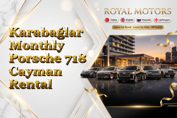 Karabağlar Monthly Porsche 718 Cayman Rental