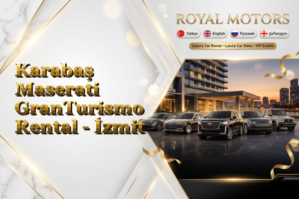 Karabaş Maserati GranTurismo Rental - İzmit