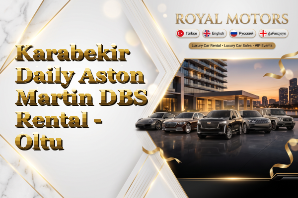 Karabekir Daily Aston Martin DBS Rental - Oltu