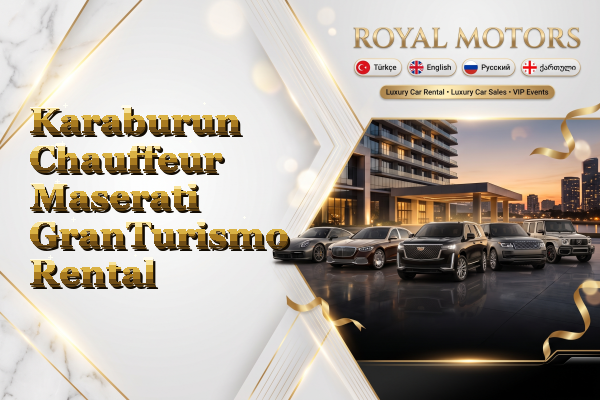 Karaburun Chauffeur Maserati GranTurismo Rental