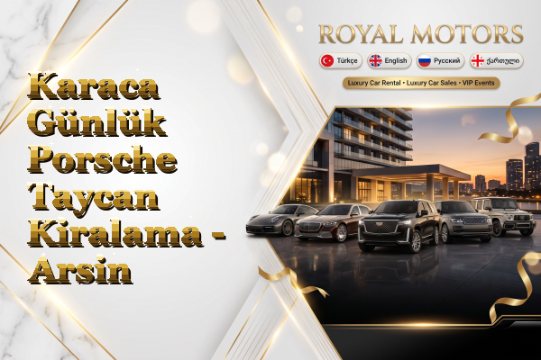 Karaca Günlük Porsche Taycan Kiralama - Arsin