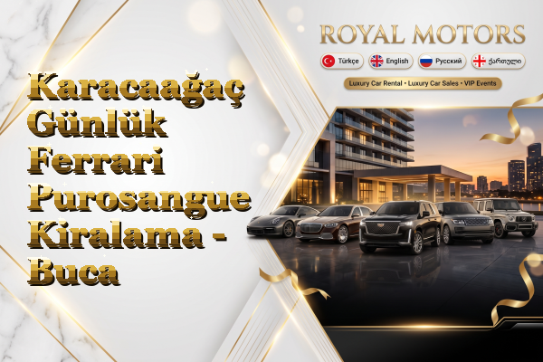 Karacaağaç Günlük Ferrari Purosangue Kiralama - Buca