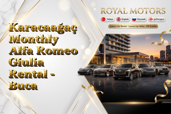 Karacaağaç Monthly Alfa Romeo Giulia Rental - Buca